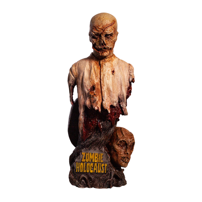 Trick or Treat Zombie Holocaust Poster Zombie Bust
